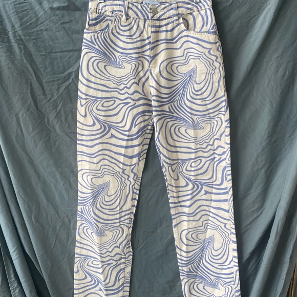 Patterned Zara Jeans - Picture 2 of 3